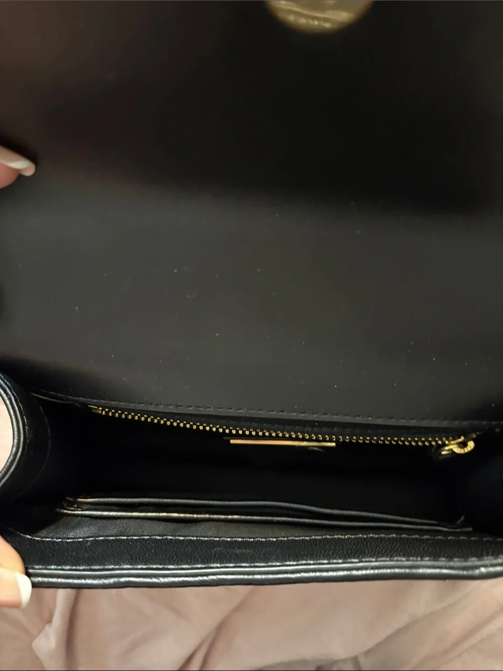 Tory Burch Black Quilted Leather Star-Stud Shoulder Bag